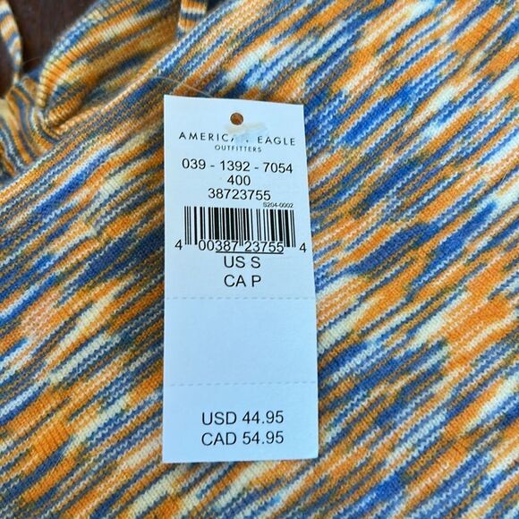 American Eagle Outfitters multicolored strapless dress Size S New - Picture 4 of 8